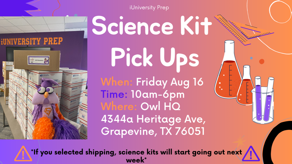 Science Kit Pickup